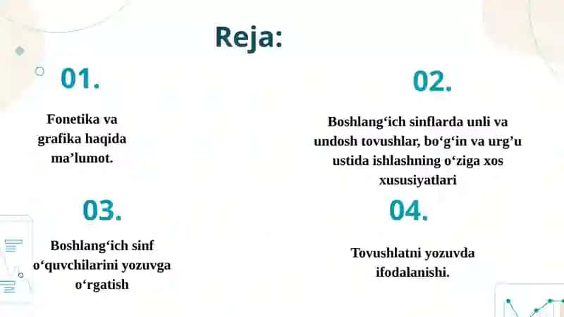 Fonetika va grafika asoslarini o‘rgatish metodikasi 2