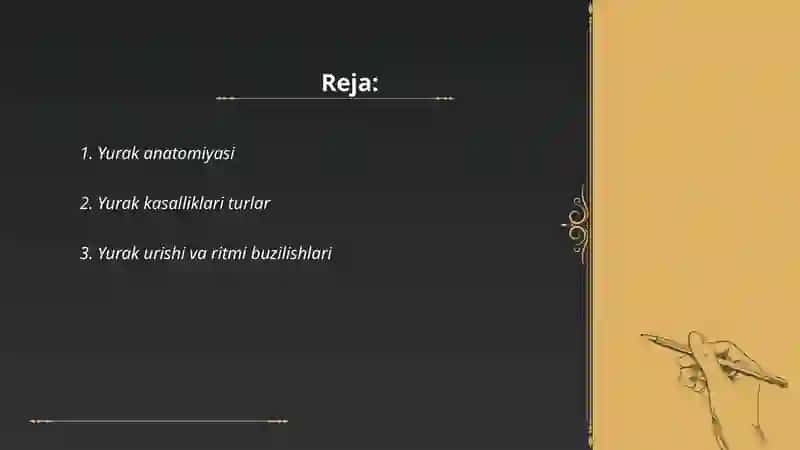 Yurak anatomiyasi 2
