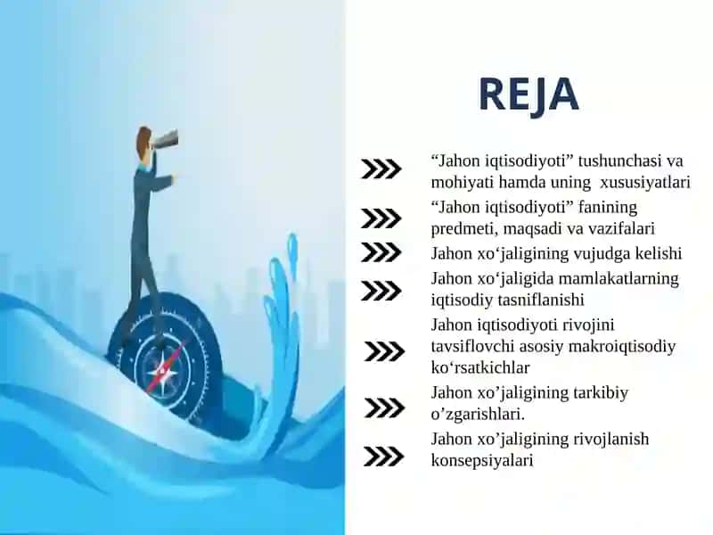 Jahon iqtisodiyoti mazmun mohiyati vazifalari va rivojlanish konsepsiyalari 2