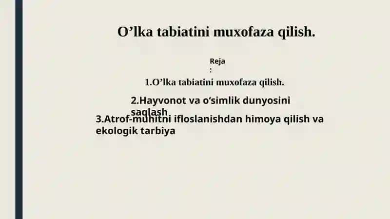 Geografiya va iqtisodiy bilim asoslari: O'lka shunosligi 2