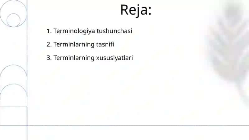 Terminologiya va terminlarga xos xususiyatlar 2