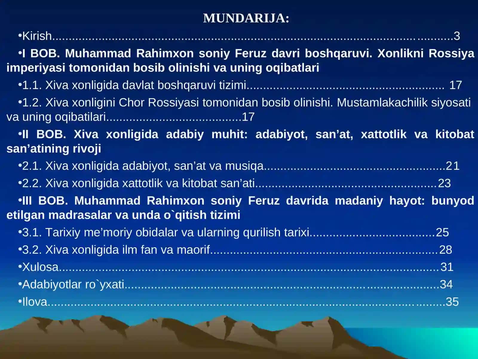 MUHAMMAD RAHIMХОN II FЕRUZ DAVRIDA ADABIY-MADANIY MUHIT 2