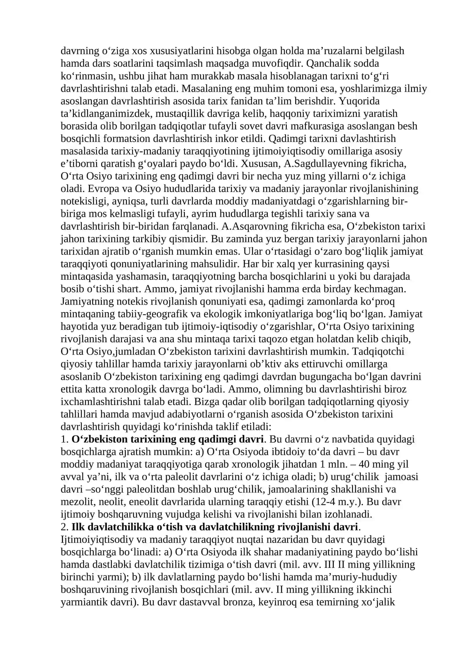 «OʻZBEKISTONNING ENG YANGI TARIXI> OʻQUV

FANINING PREDMETI, MAQSADI VA VAZIFALARI.FANNING METODOLOG 2