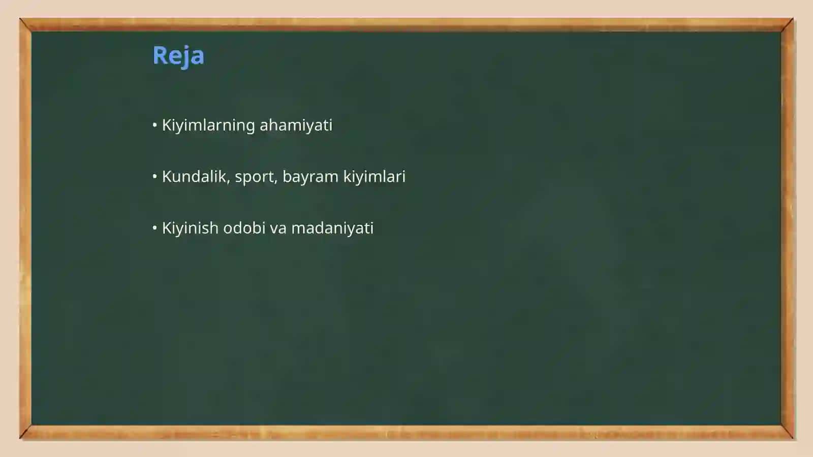 Kiyim kechaklar 2