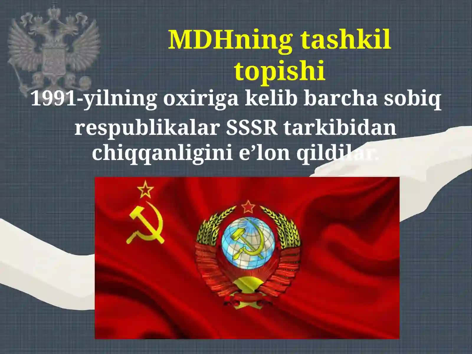 Sovet davlatining parchalanishi va sobiq sovet respublikalarida mustaqillikning e’lon qilinishi 2