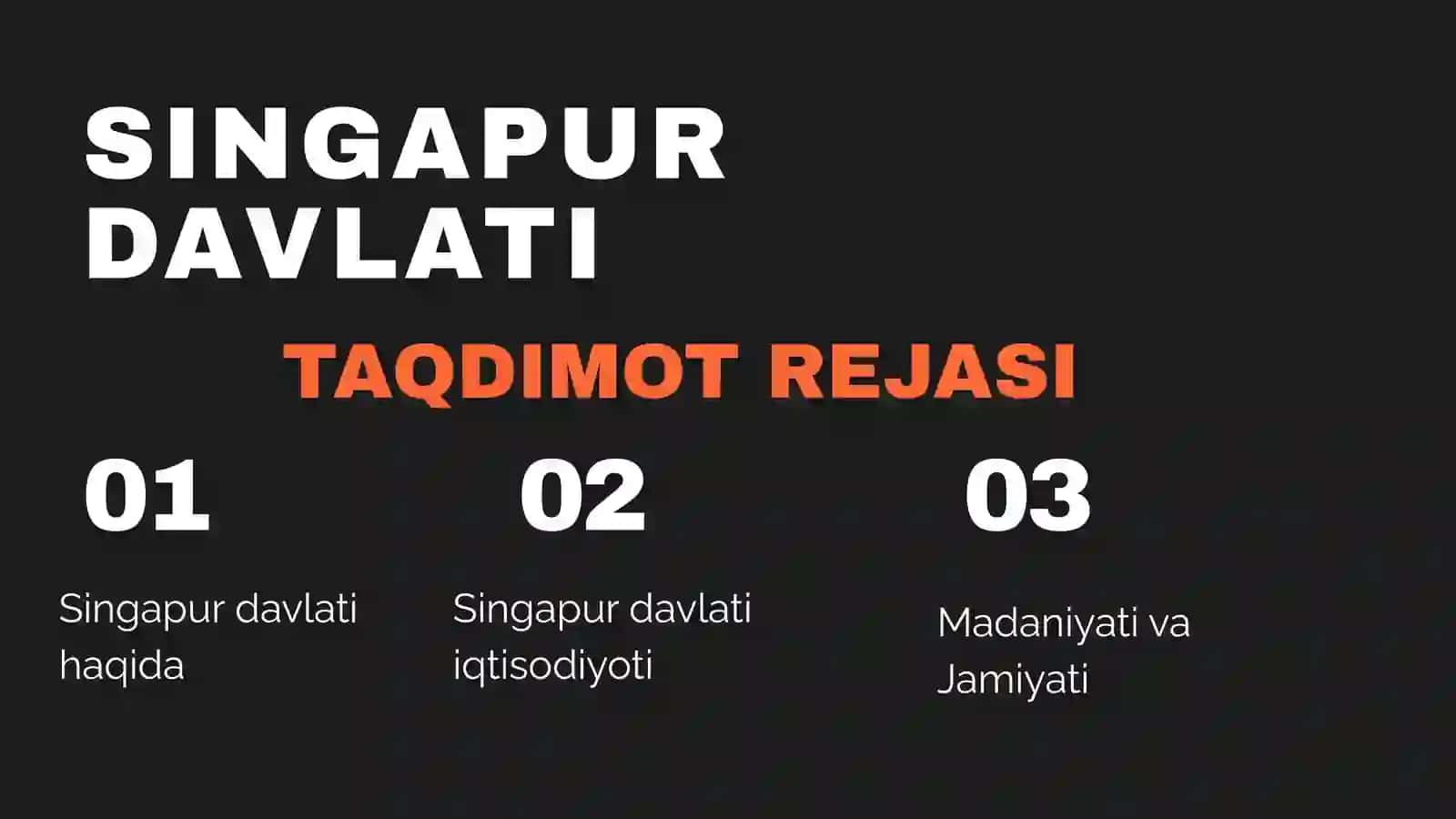 SINGAPUR DAVLATI 2