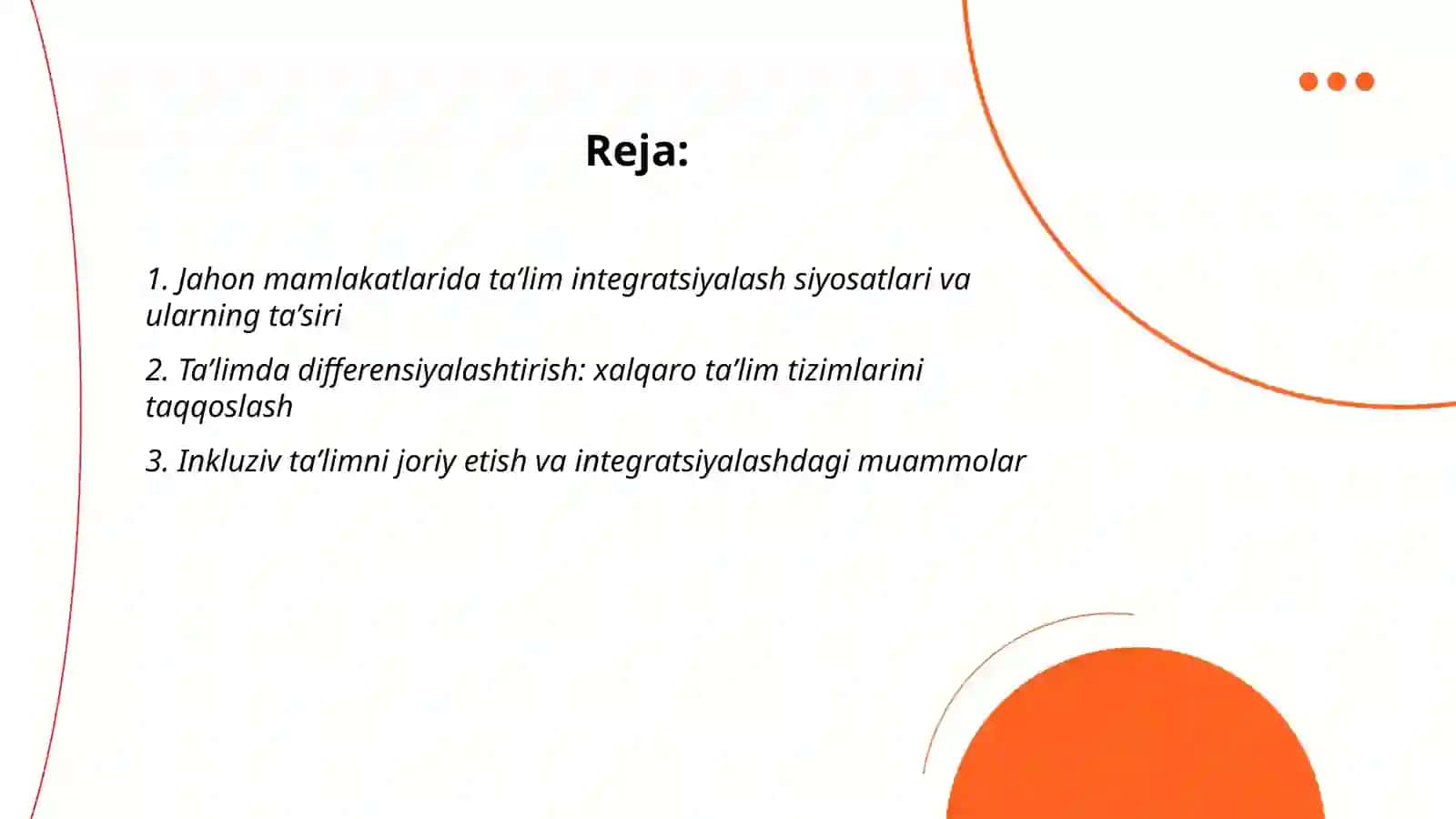 Jahon mamlakatlarida taʼlim integratsiyalash va differensiyalashtirish muammolari hamda kasbga yoʻnaltirish masalalari 2