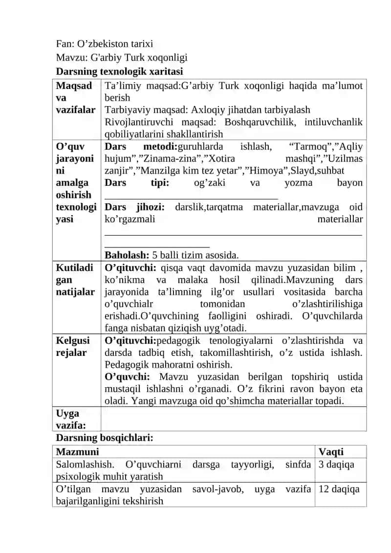 G'arbiy Turk xoqonligi 2