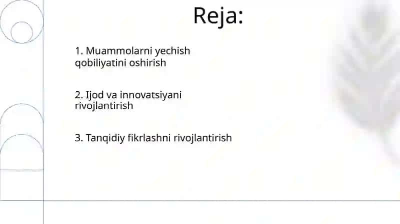 Talabalar oʻquv-bilish kompenentligini rivojlantirish 2