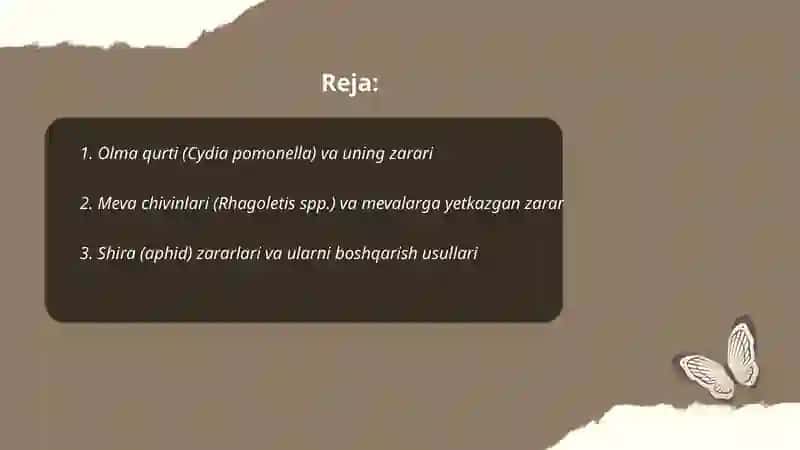Mevali daraxtlarga zarar yetkazuvchi hasharotlar 2