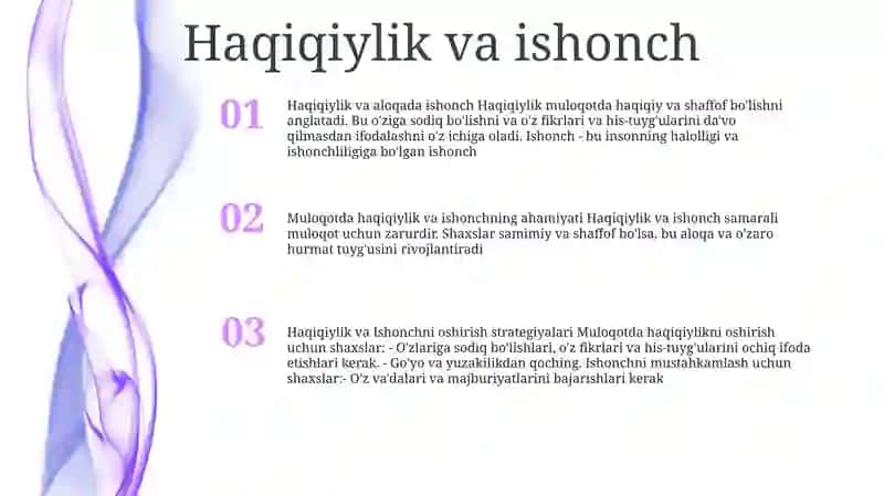 Axborotlarning Haqiqiyligi Va Ijobiy Yutuqlari 2