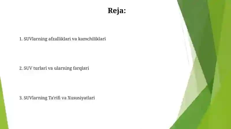 Suv va uning xossalari 2