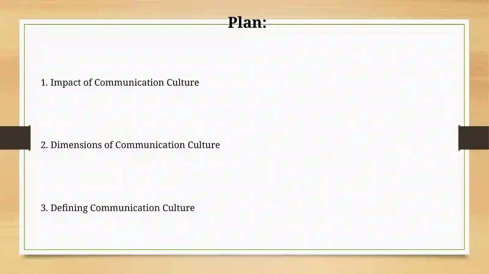Communication culture 2