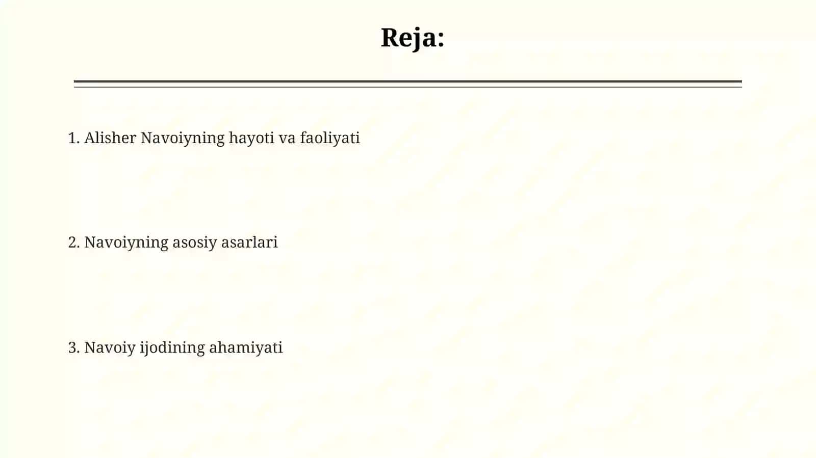 Alisher Navoiy va uning asarlari 2