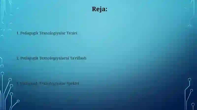 Pedagogik Texnologiyalar 2