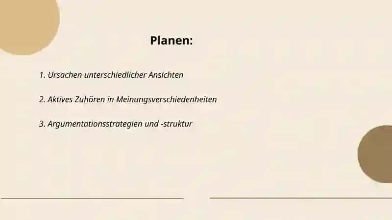 Unterschiedliche Ansicht Diskutieren 2