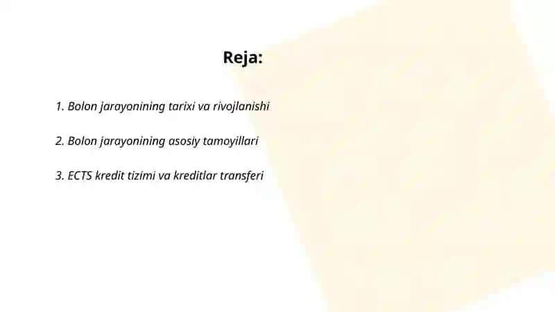 Bolon jarayonining tarixi va rivojlanishi 2