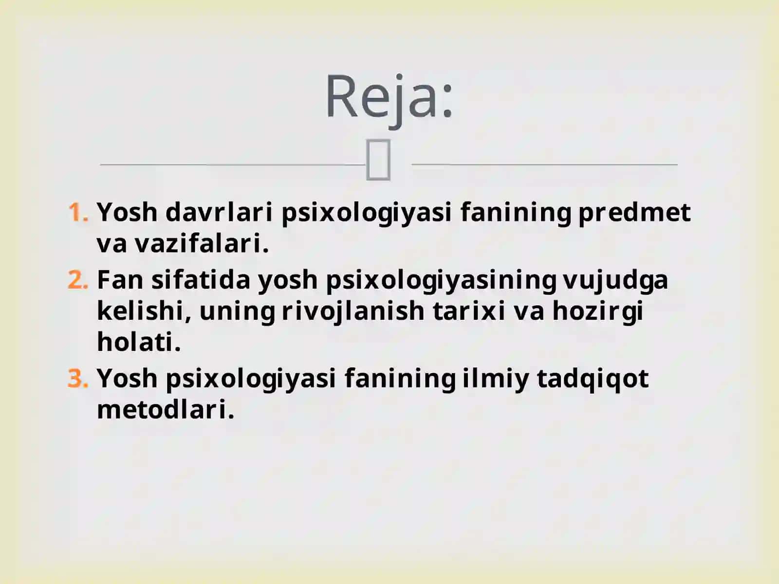 Yosh davrlari psixologiyasi, turli yosh davrlarida o’zlashtirish xususiyati 2