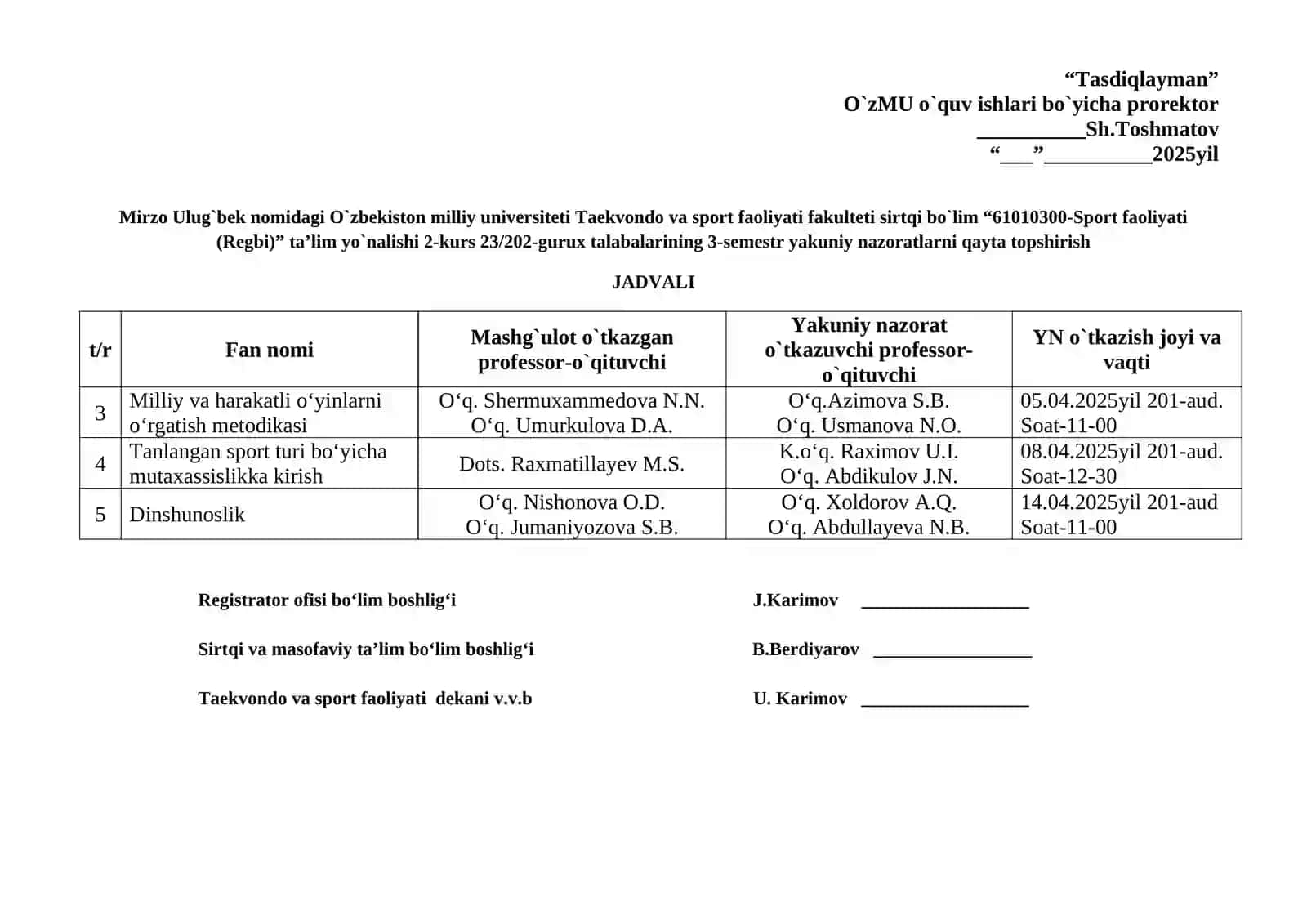 Sport faoliyati (Taekvondo (WT)) 2