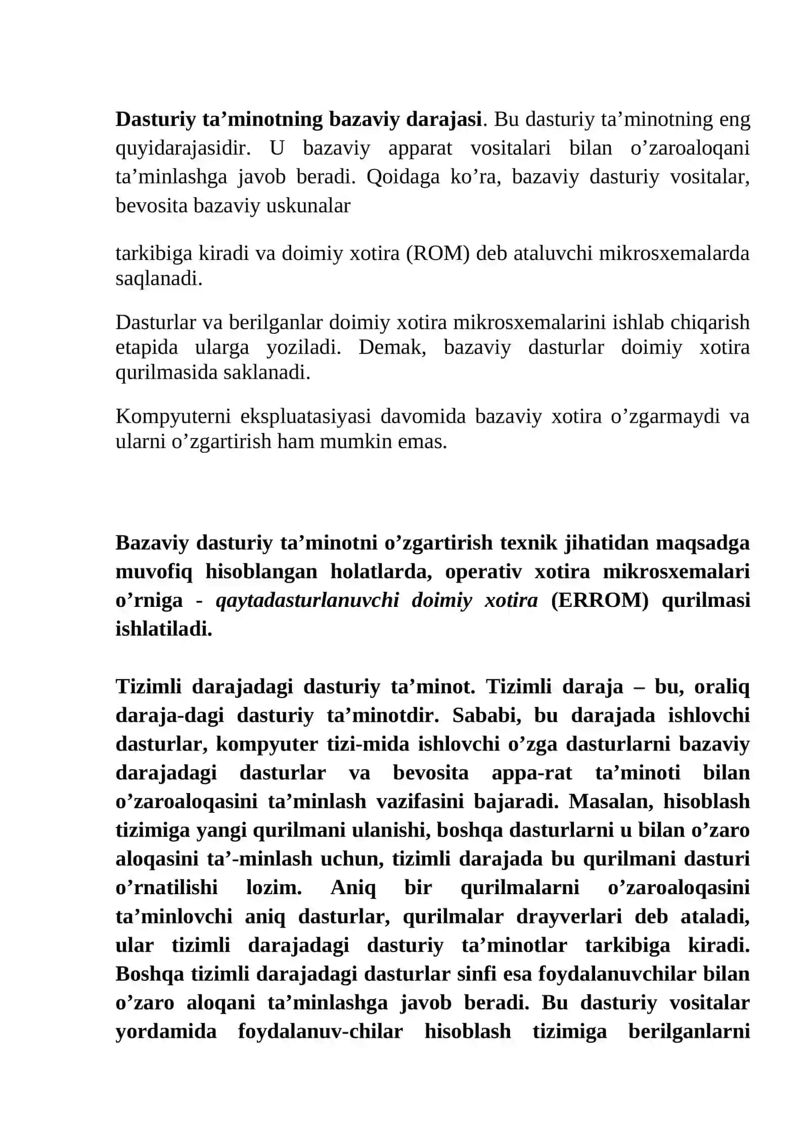 Axborot tizimlarining dasturiy vositalari 2