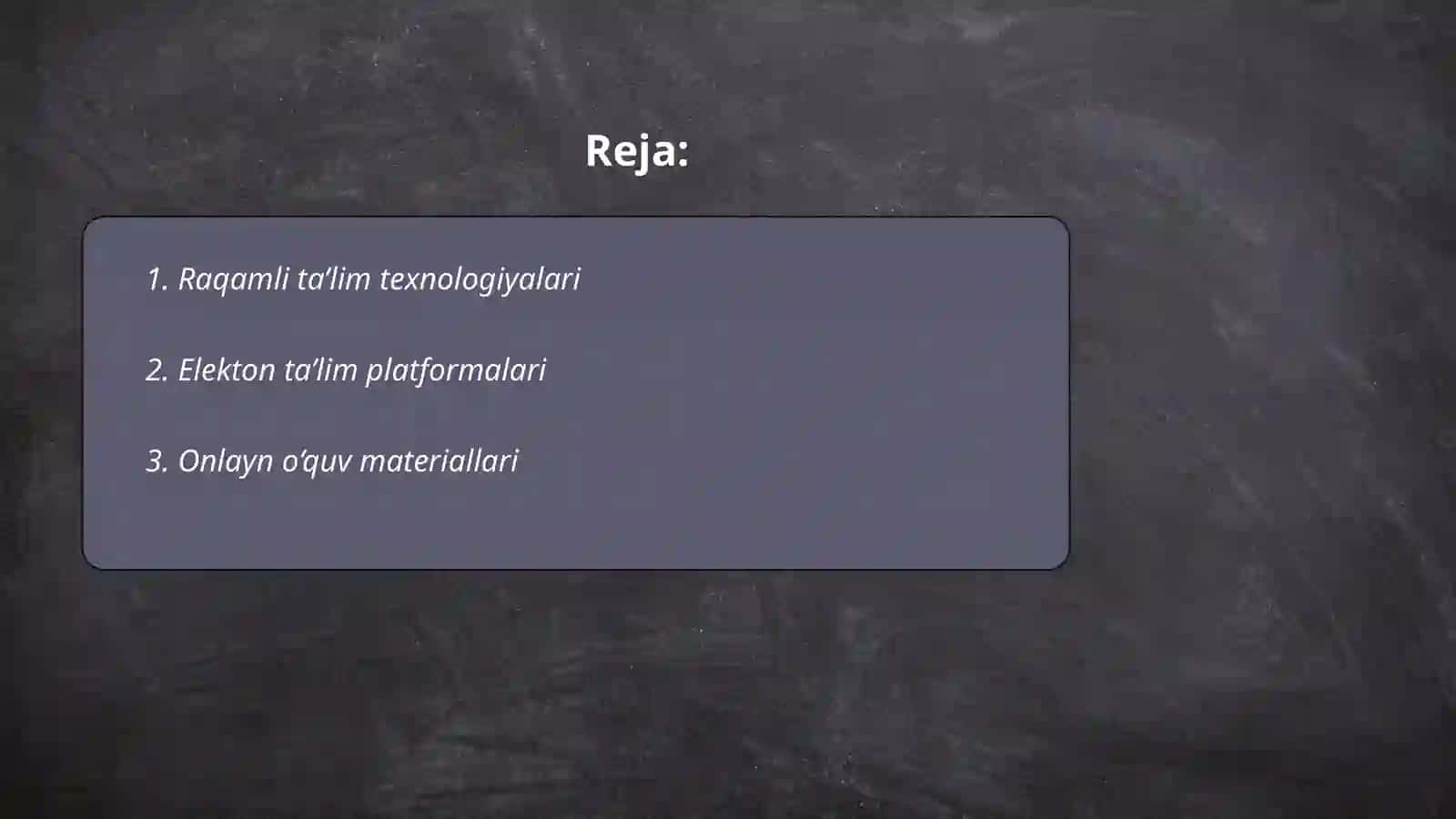 Raqamli ta’lim texnologiyalari 2