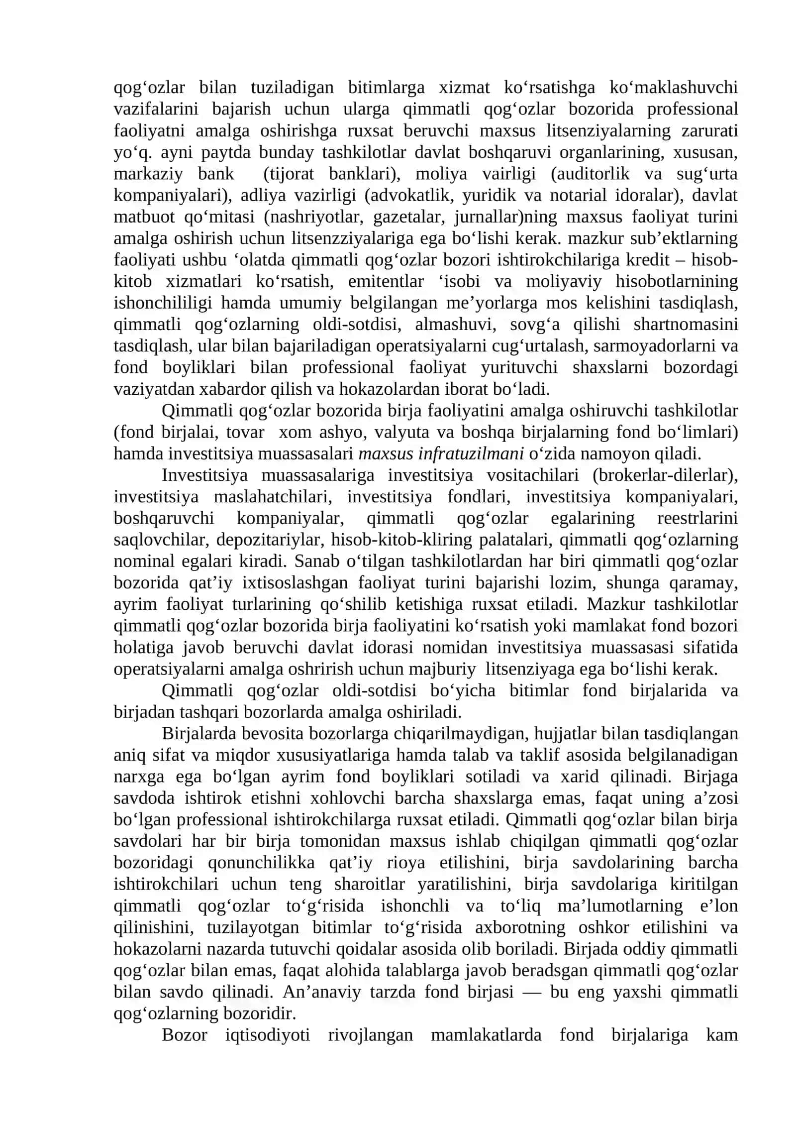 QIMMATLI QOG‘OZLAR BOZORI 2