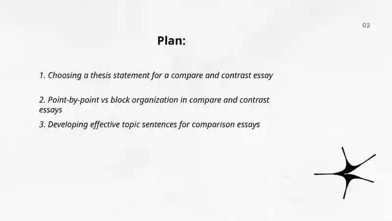 Choosing a Thesis Statement for a Compare and Contrast Essay 2