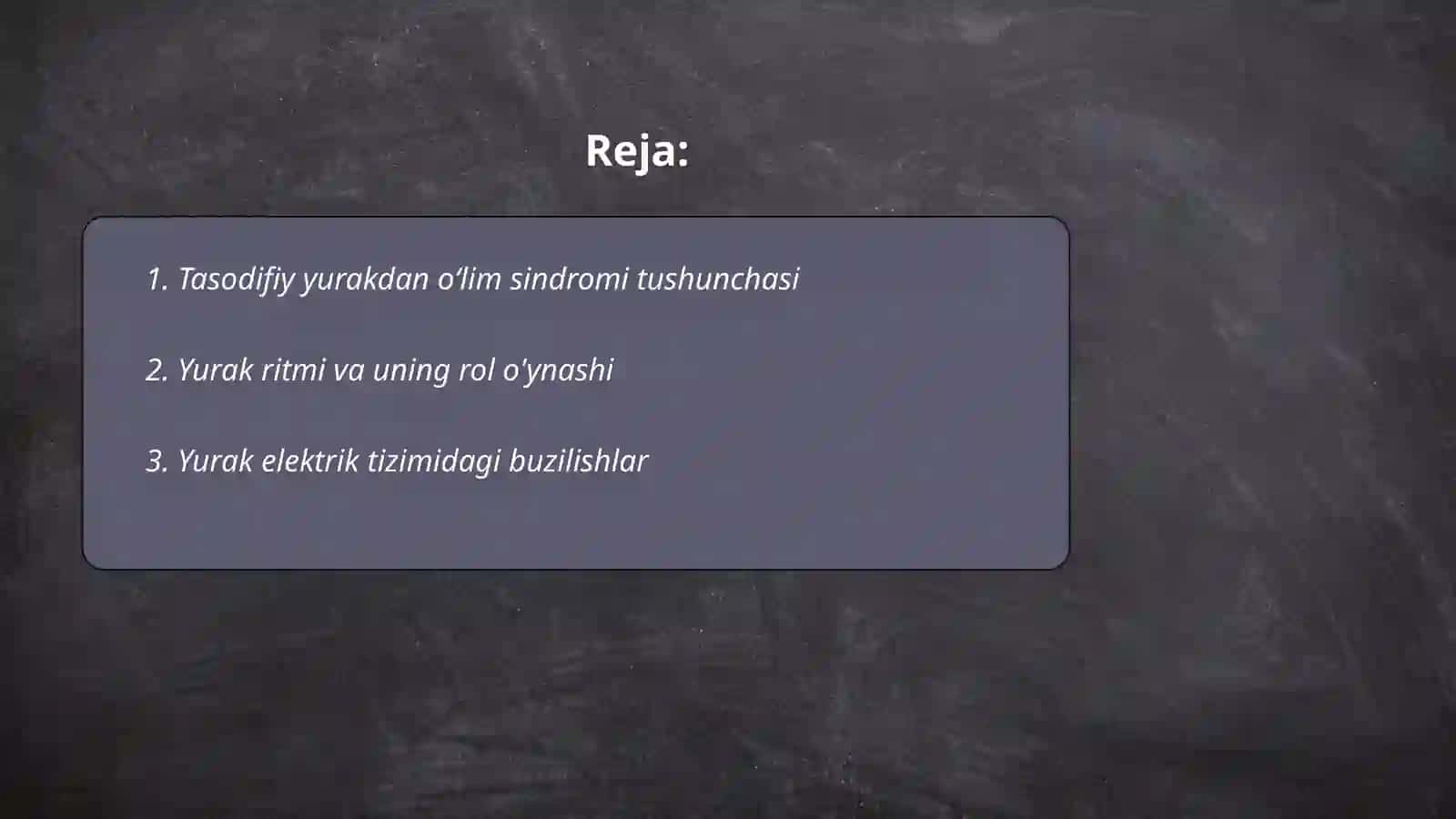 Tasodifiy yurakdan oʻlim sindromi 2