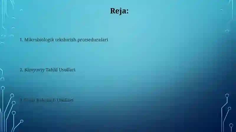 Oziq - ovqat mahsulotlarini sifat darajasini aniqlash usullari 2