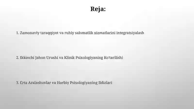Talim muassalaria psixologik xizmat koratishning tarixi 2
