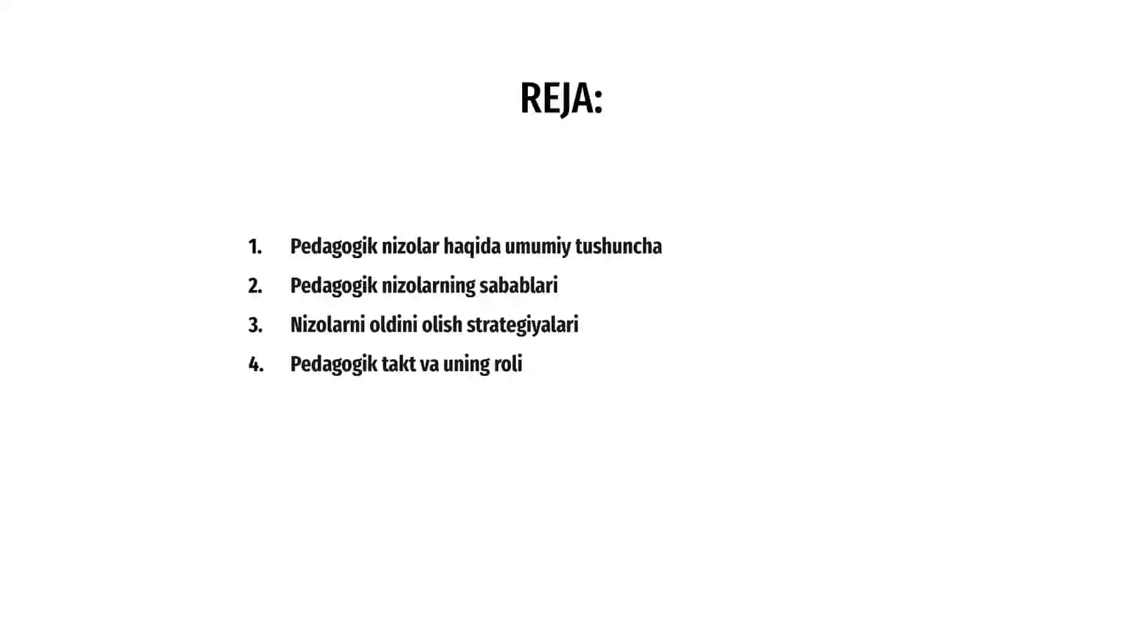 Pedagogik nizolar va ularni oldini olish yo'llari 2