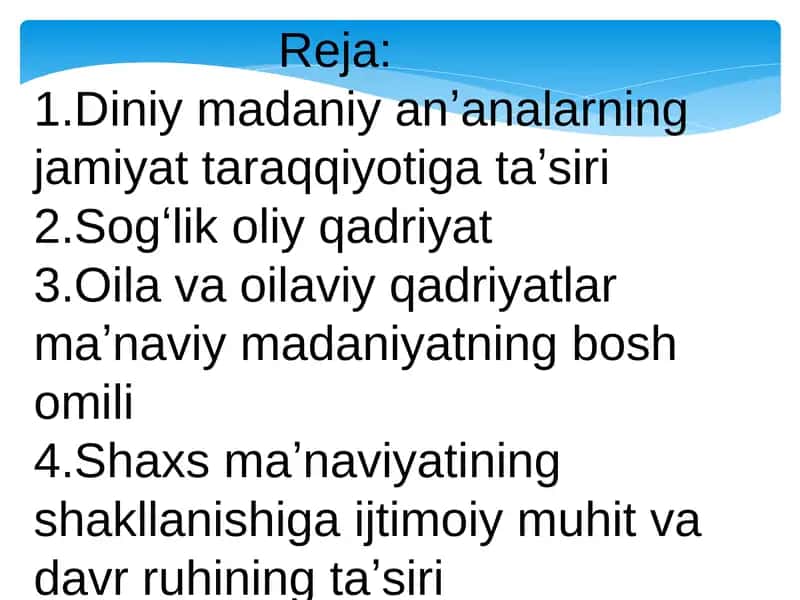 O'ktamova Nozimaning falsafafani dan tayyorlagan mustaqilishi 2