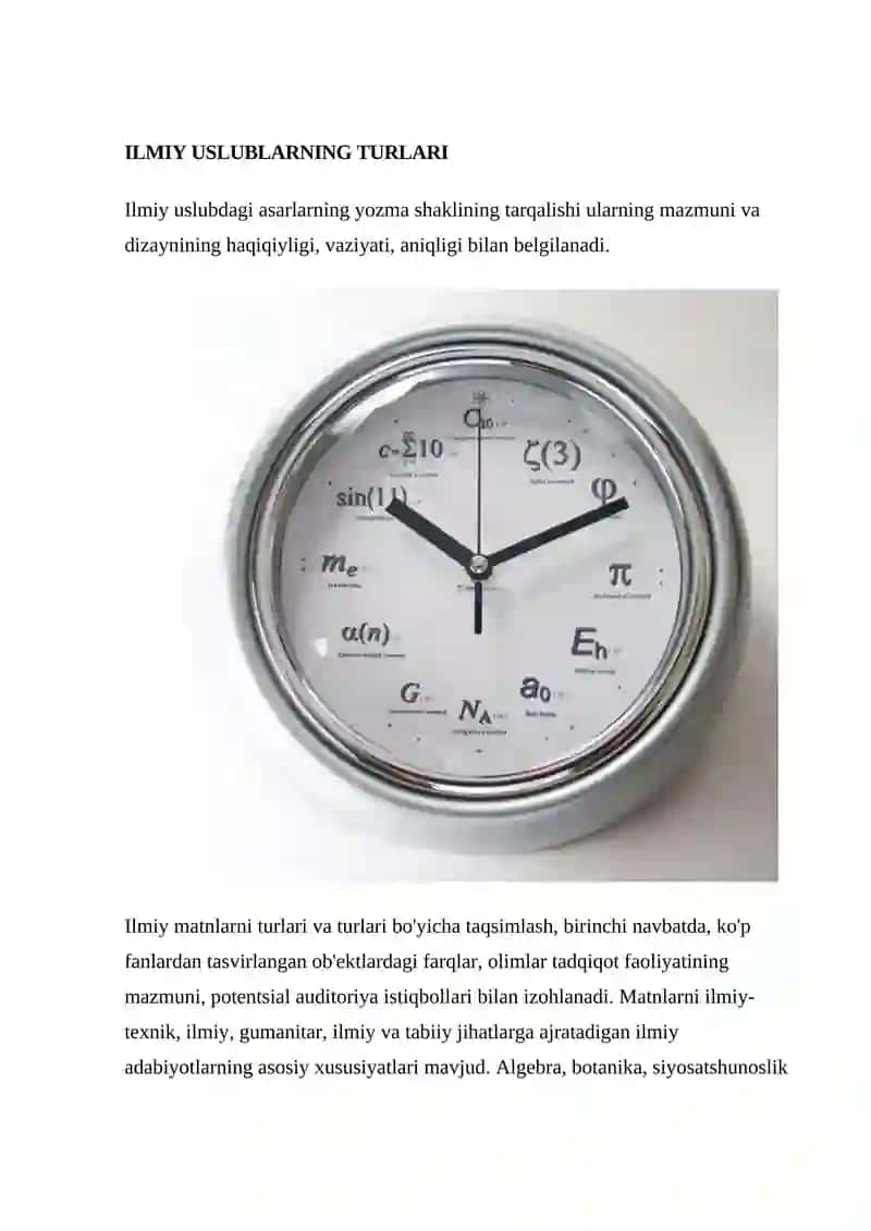 Ilmiy uslubning grammatik xususiyatlari 2