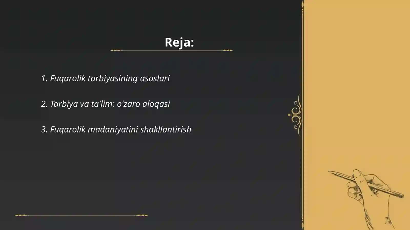 Fuqarolik tarbiyasi va uning mohiyati! 2