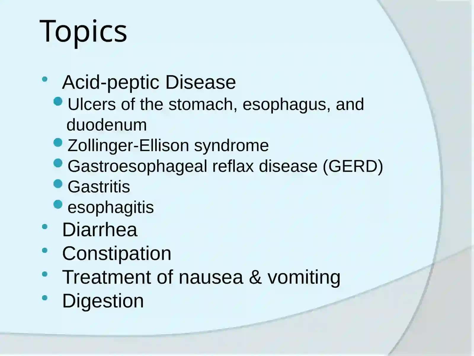 Gastrointestinal diseases 2