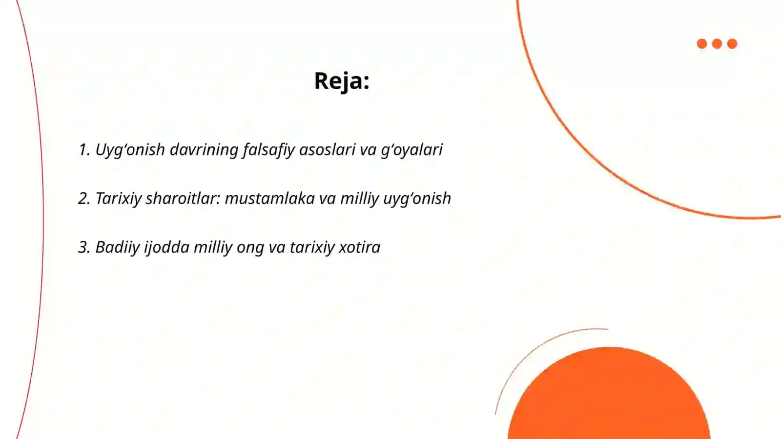 Uygʻonish davrining falsafiy tarixiy badiiy omillari 2