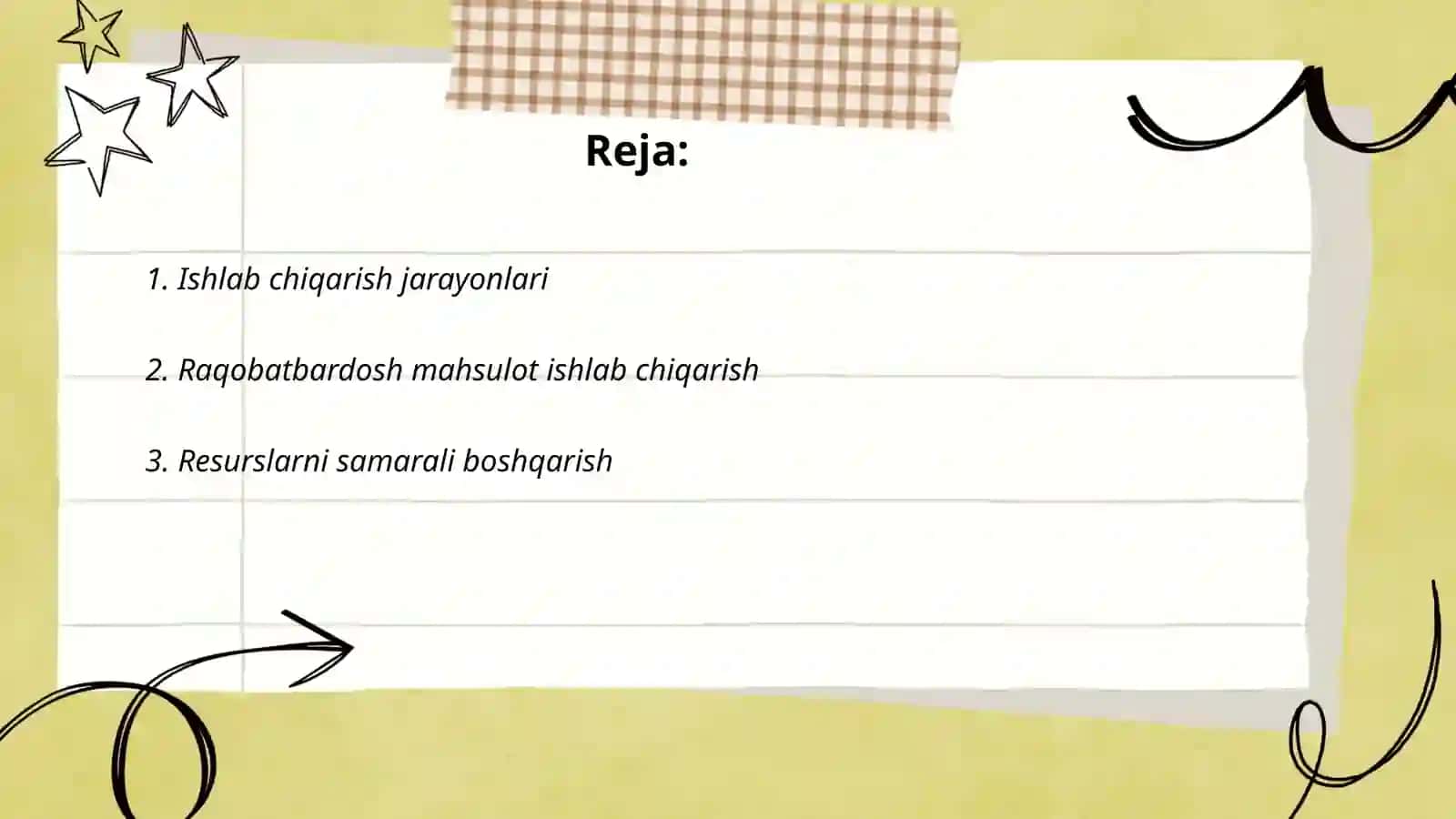 Ishlab chiqarish va uning foydasi 2