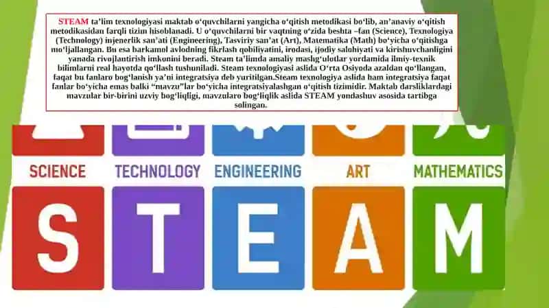 Geografiya ta'limida STEAM texnologiyasining ahamiyati 2