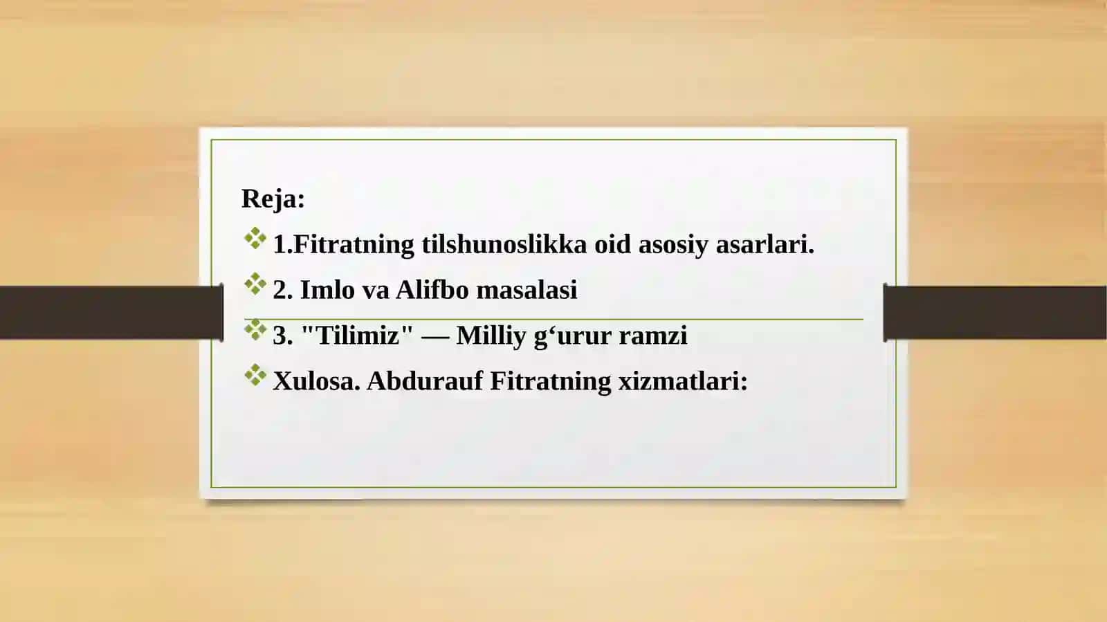 Fitratning til shunoslikka oid asarlari 2