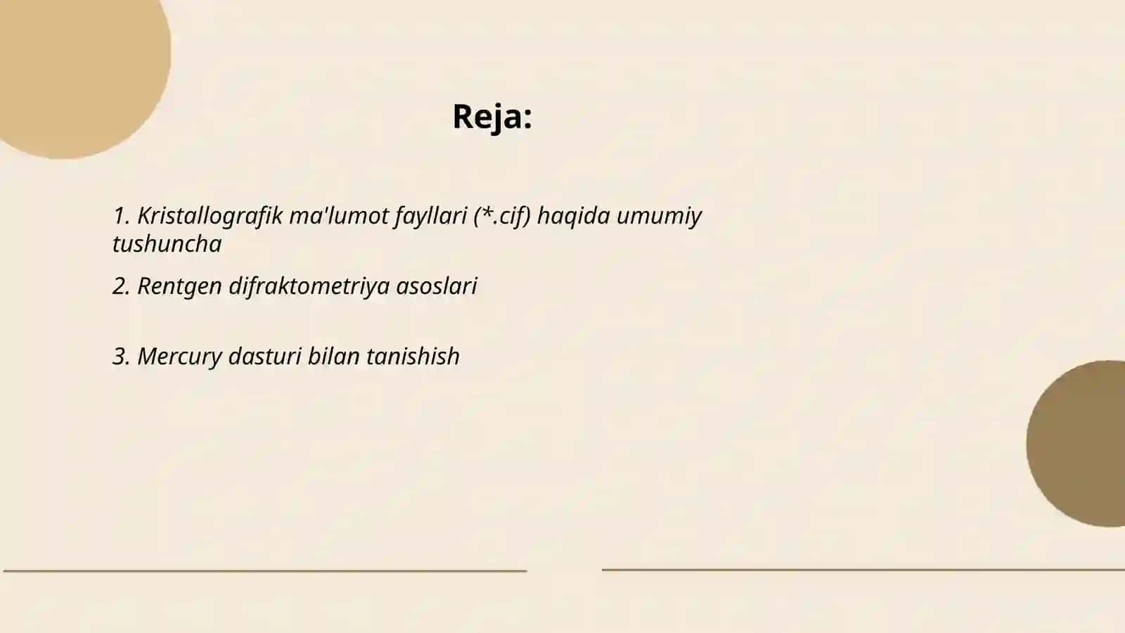 Mercury dasturida rentgen tuzulishi tahlili natijasida aniqlangan birikmalar tuzilishlari bilan tanishish 2