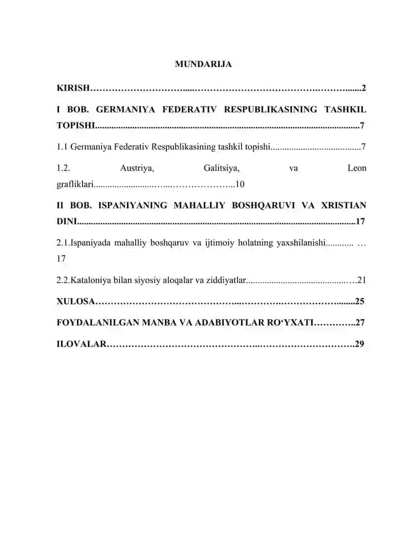 GERMANIYA FEDERATIV RESPUBLIKASINING TASHKIL TOPISHI 2