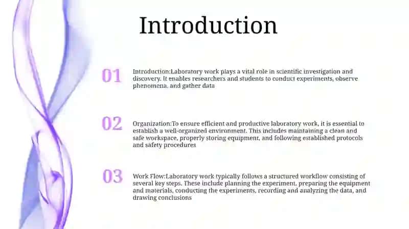 Organization Of Laboratory Work 2