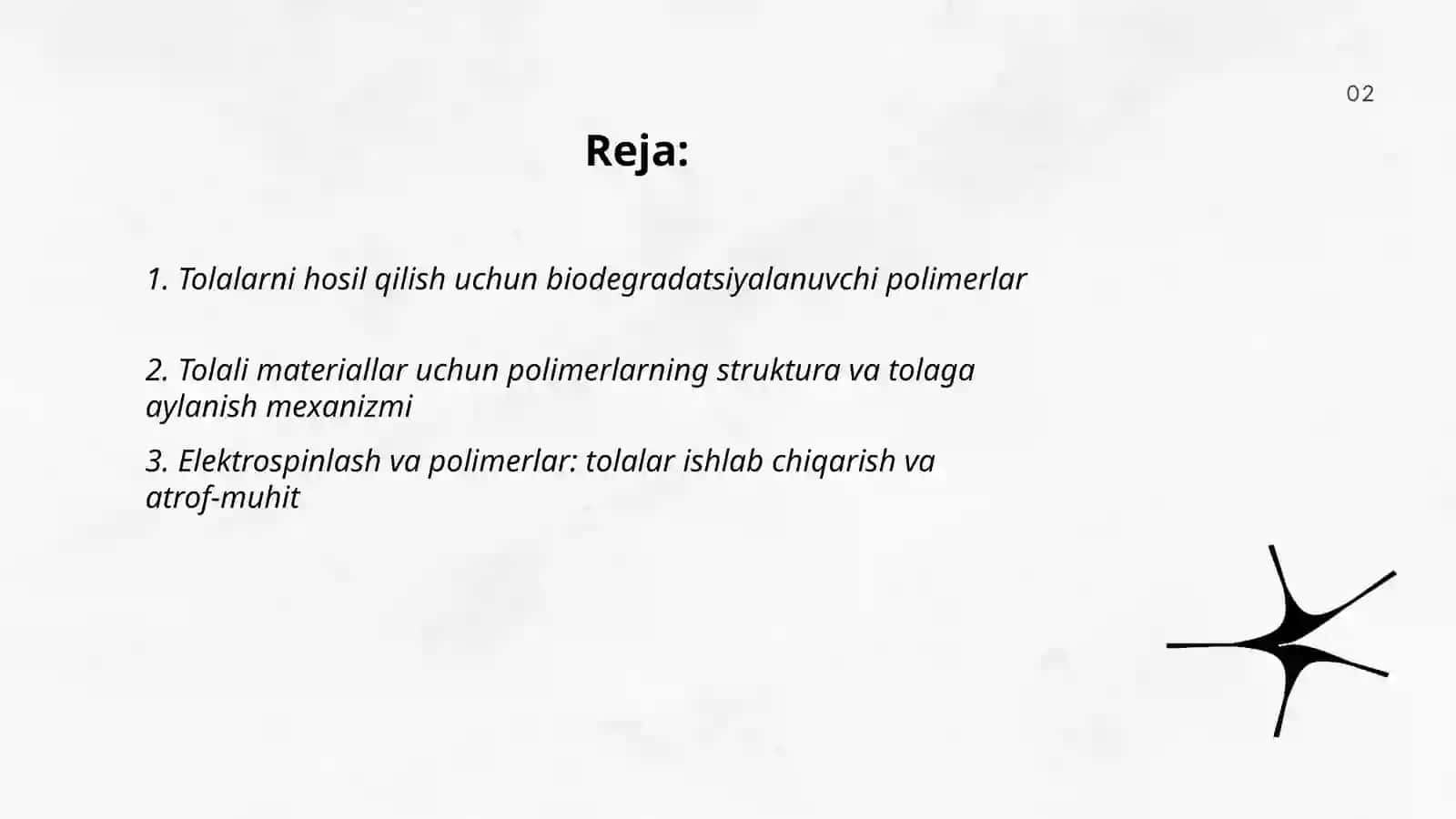 Tolani hosil qilish uchun polimerlar va atrof muhit 2
