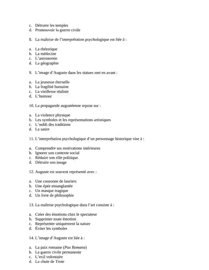 L’image d’Auguste et la maîtrise de l’interprétation psychologique 2