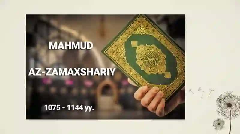 Abu-l-Qosim MahmudibnUmar az-Zamaxshariy 2