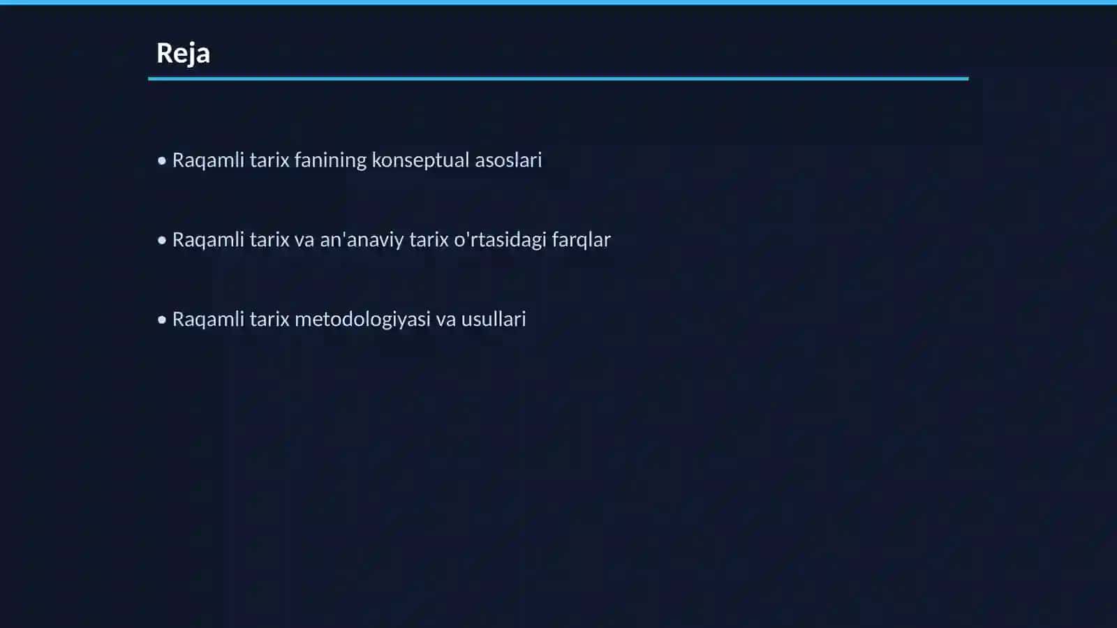 Raqamli tarix fanini rivojlantirishi va shakllanishi 2