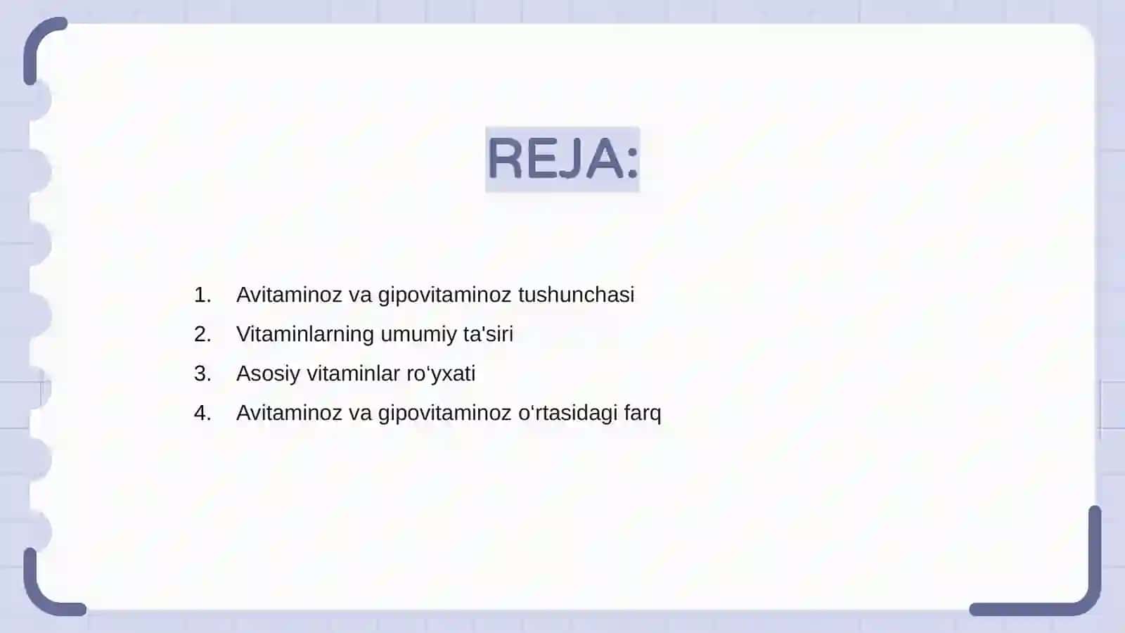 Avitaminoz va gipovitaminoz 2