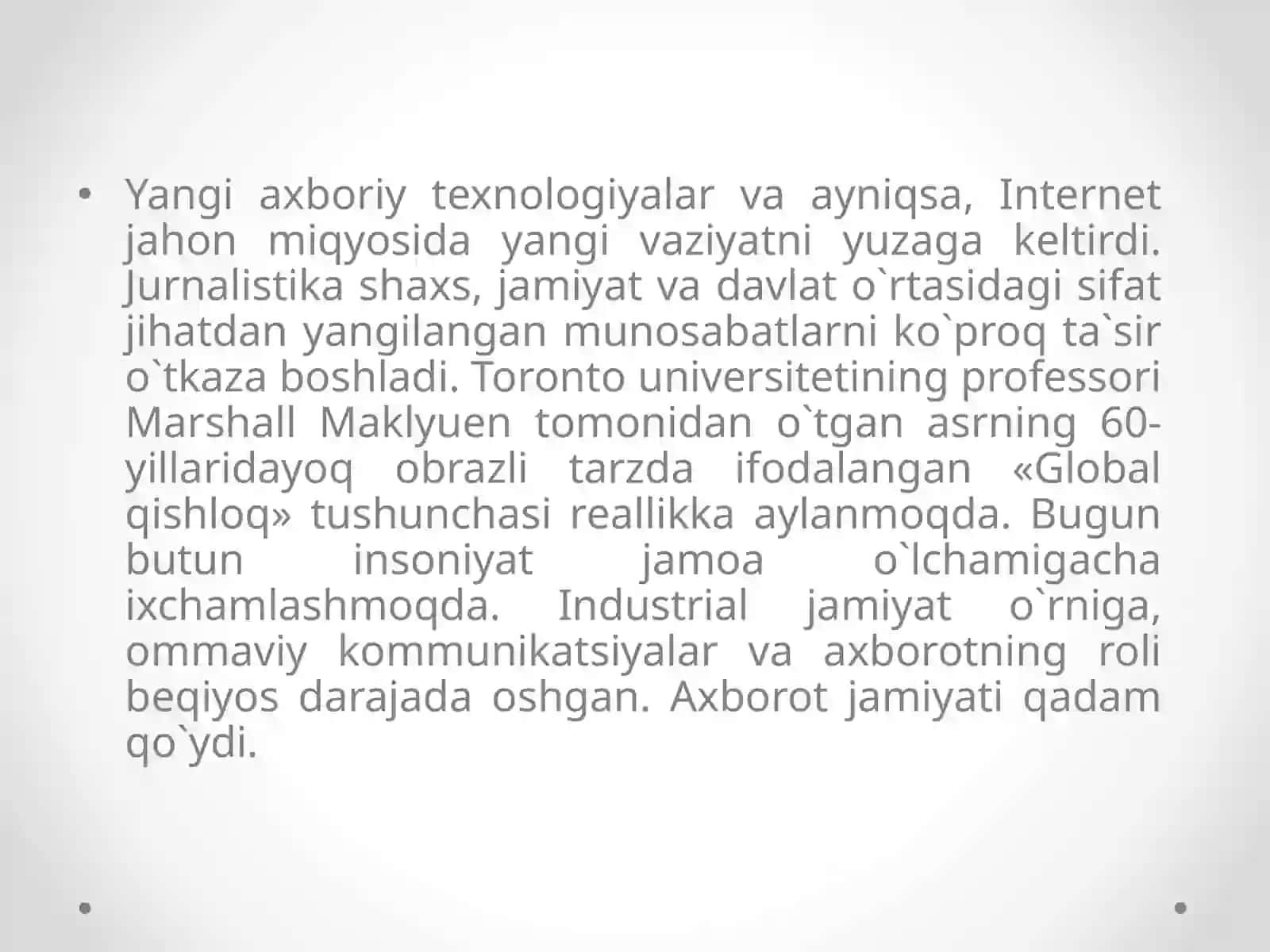 O’zbekiston Respublikasida ommaviy axborot va sitalarining faoliyati 2