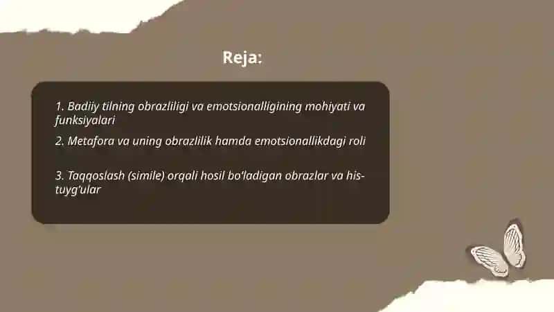 Badiiy tilning obrazliligi va emotsionalligi 2