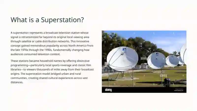 The Origin of Superstations: Broadcasting Beyond Boundaries 2